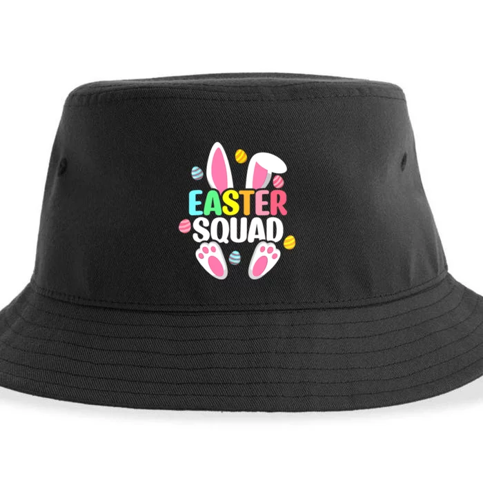 Easter Squad Family Matching Easter Day Bunny Egg Hunt Group Sustainable Bucket Hat