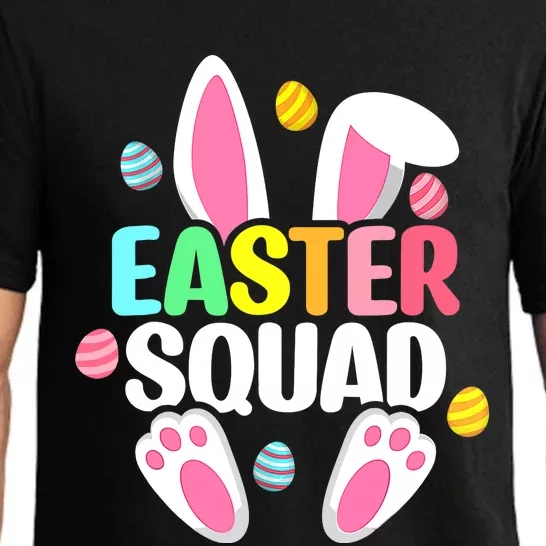 Easter Squad Family Matching Easter Day Bunny Egg Hunt Group Pajama Set