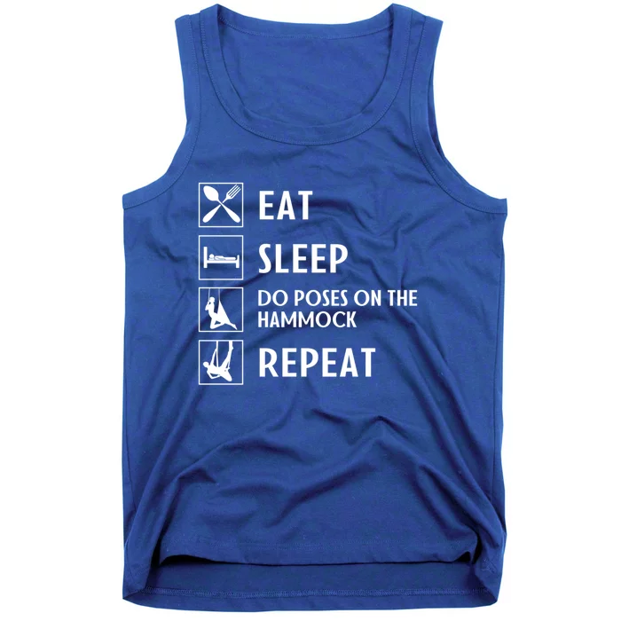 Eat Sleep Flying Yoga Repeat Aerial Yoga Humor Gift Tank Top