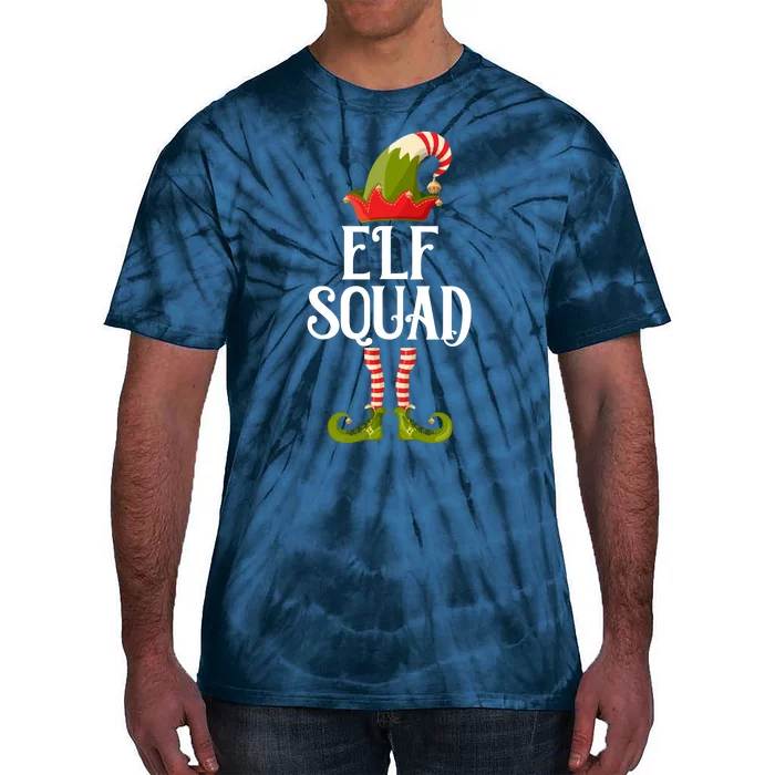 Elf Squad Festive Christmas Holiday Tie-Dye T-Shirt