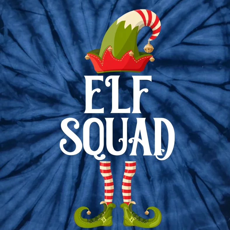 Elf Squad Festive Christmas Holiday Tie-Dye T-Shirt