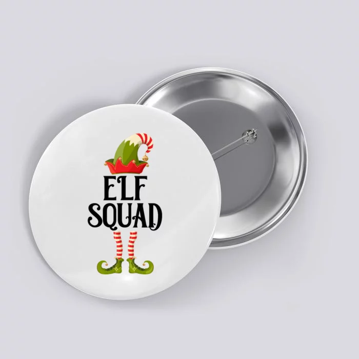 Elf Squad Festive Christmas Holiday Button