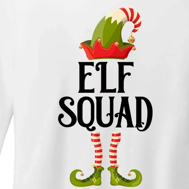 Elf Squad Festive Christmas Holiday Womens CVC Long Sleeve Shirt