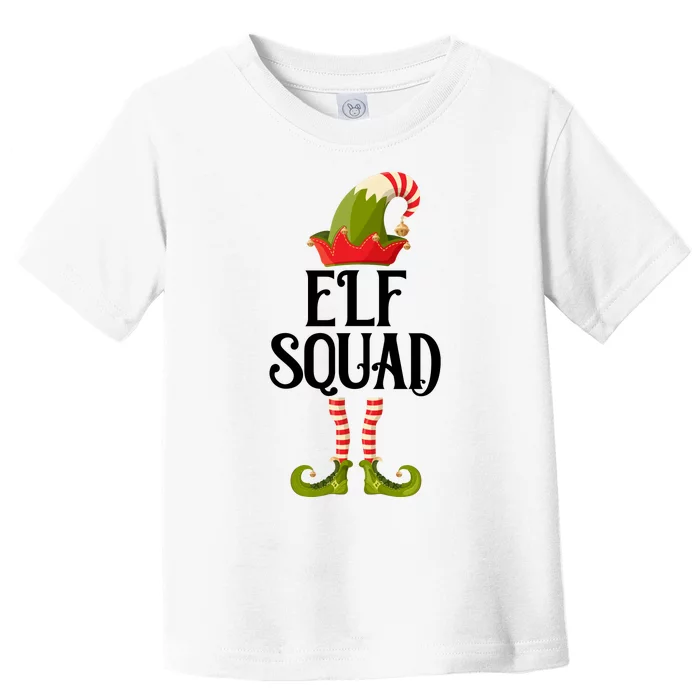 Elf Squad Festive Christmas Holiday Toddler T-Shirt