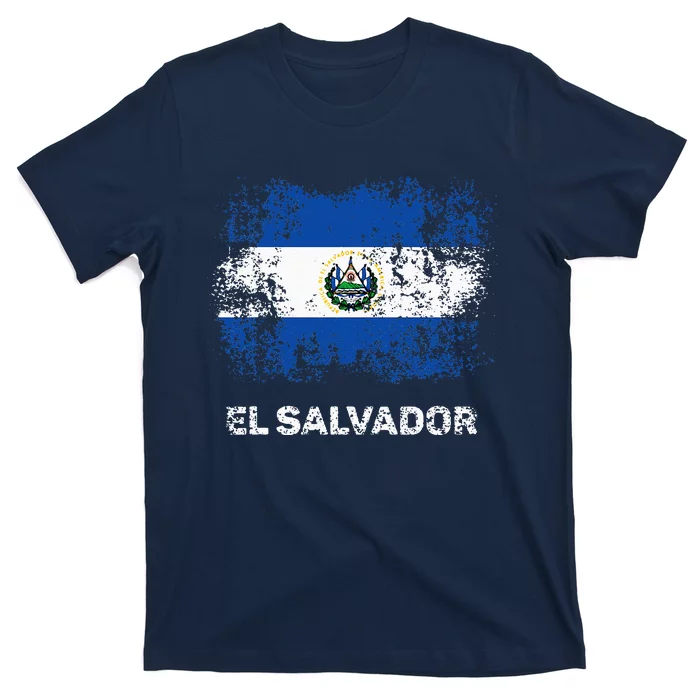 El Salvadoran Flag Patriotic El Salvador Flag T-Shirt