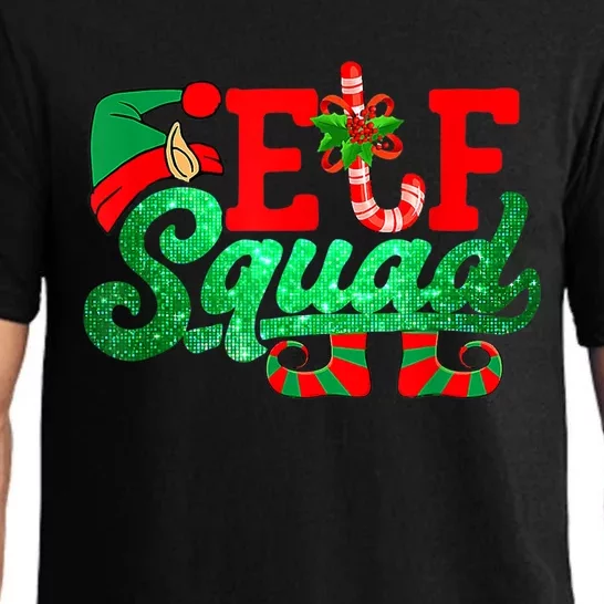 Elf Squad Funny Family Christmas Matching Pajamas Xmas Cute Gift Pajama Set