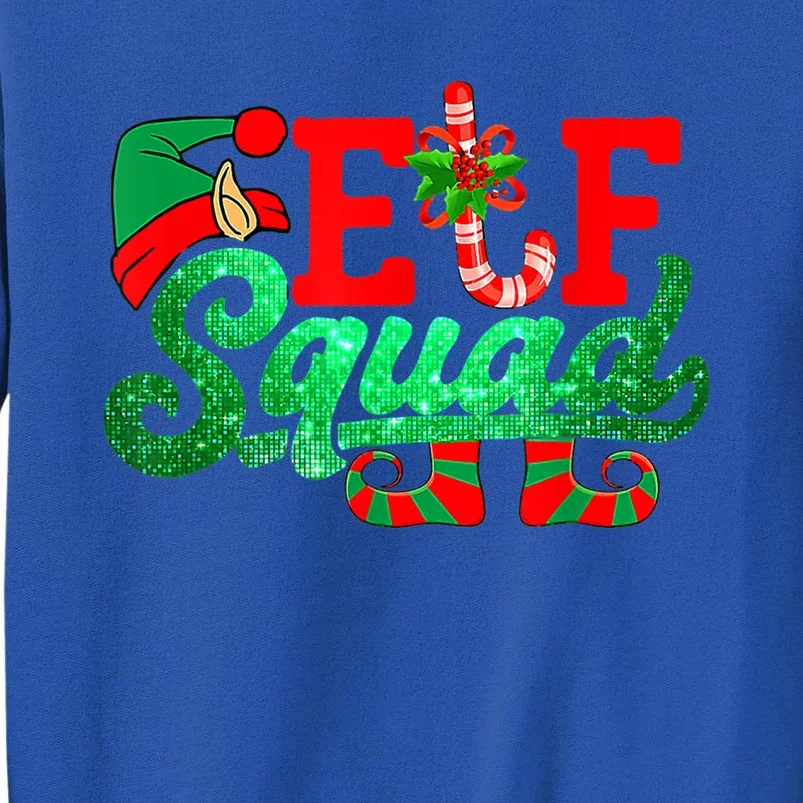 Elf Squad Funny Family Christmas Matching Pajamas Xmas Cute Gift Sweatshirt