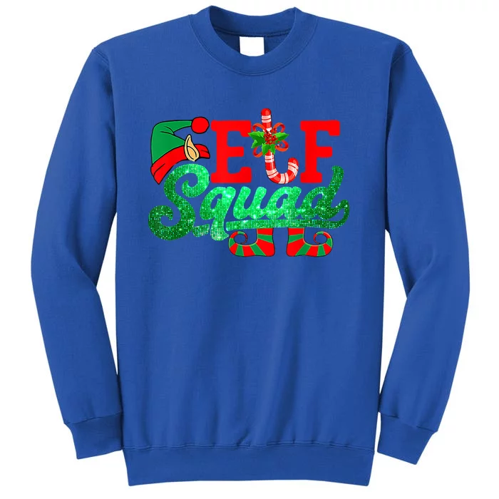 Elf Squad Funny Family Christmas Matching Pajamas Xmas Cute Gift Sweatshirt