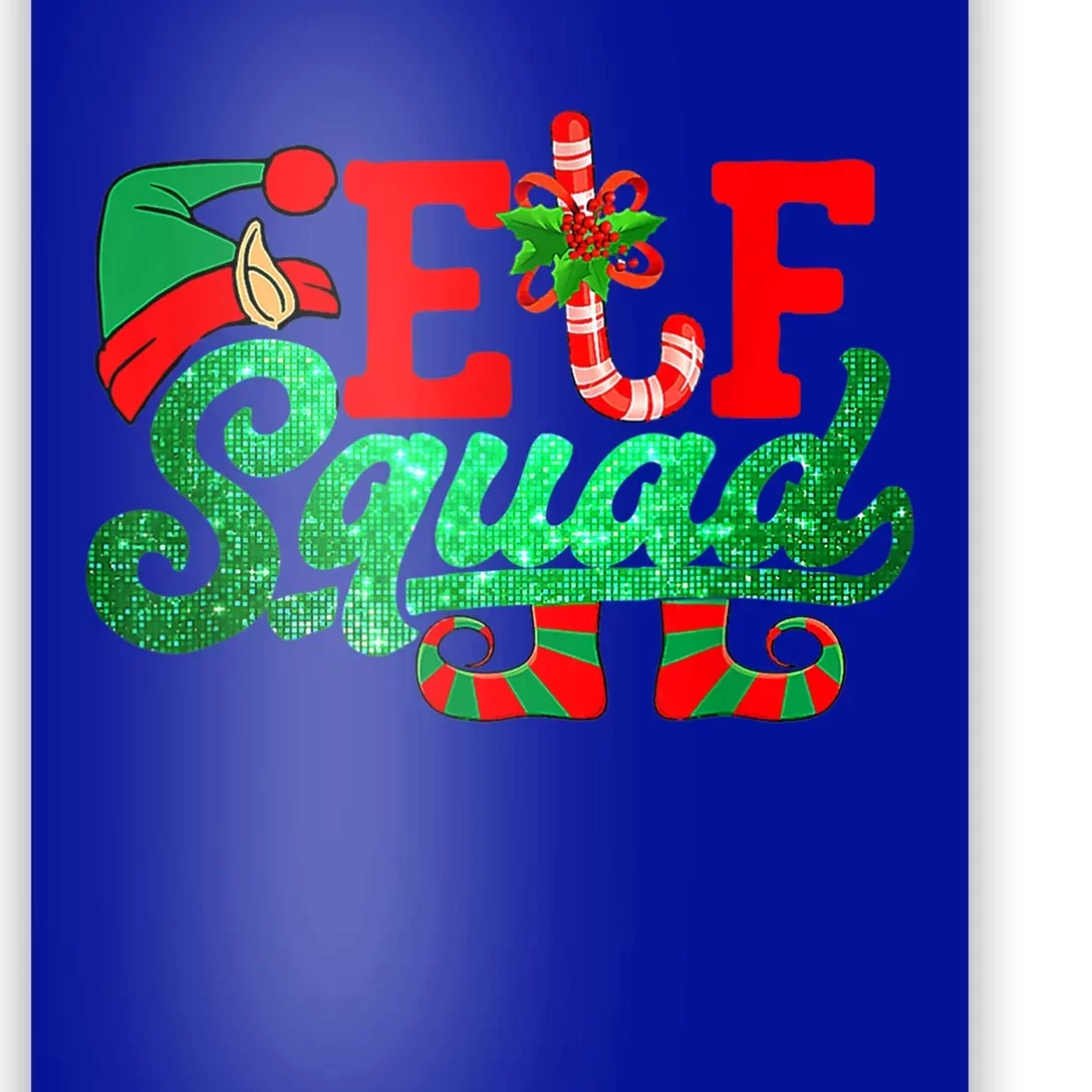 Elf Squad Funny Family Christmas Matching Pajamas Xmas Cute Gift Poster