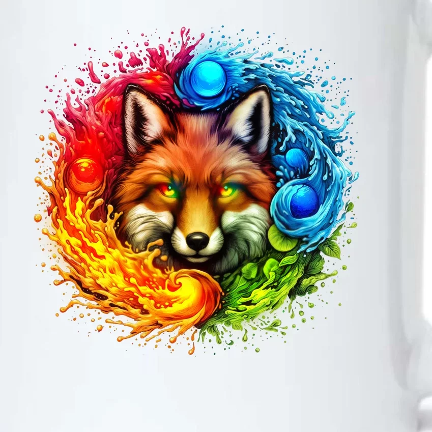 Elemental Seasons Fox Black Color Changing Mug