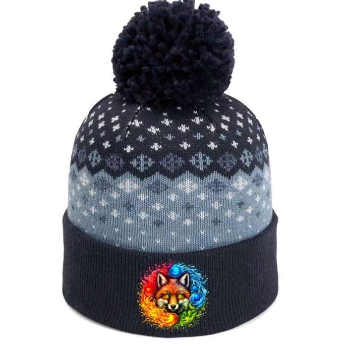 Elemental Seasons Fox The Baniff Cuffed Pom Beanie