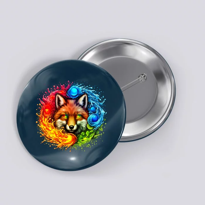 Elemental Seasons Fox Button