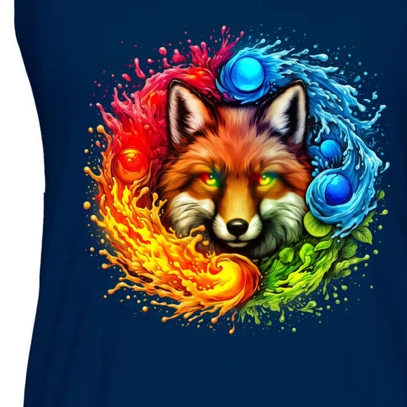 Elemental Seasons Fox Ladies Essential Flowy Tank