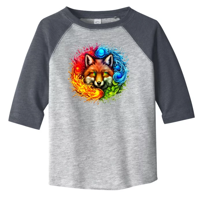 Elemental Seasons Fox Toddler Fine Jersey T-Shirt