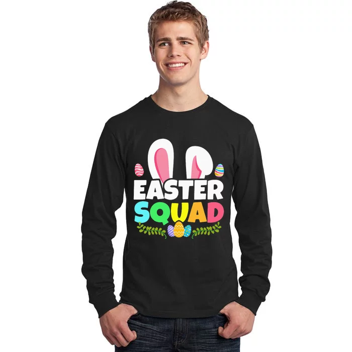 Easter Squad Family Matching Bunny Ears Egg Hunting Tall Long Sleeve T-Shirt