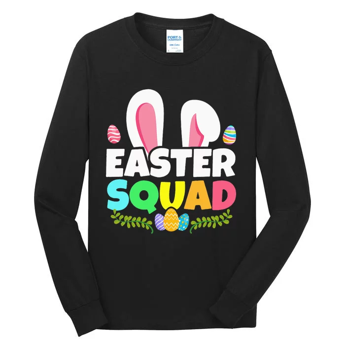 Easter Squad Family Matching Bunny Ears Egg Hunting Tall Long Sleeve T-Shirt