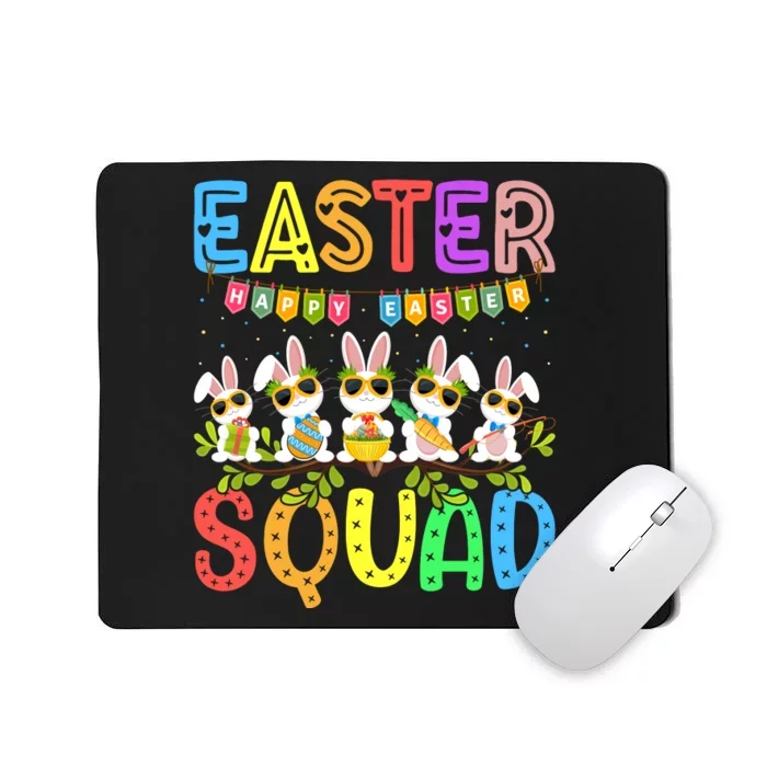 Easter Squad Family Matching Easter Day Bunny Egg Hunt Group Mousepad