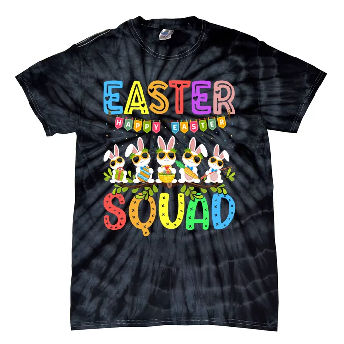 Easter Squad Family Matching Easter Day Bunny Egg Hunt Group Tie-Dye T-Shirt