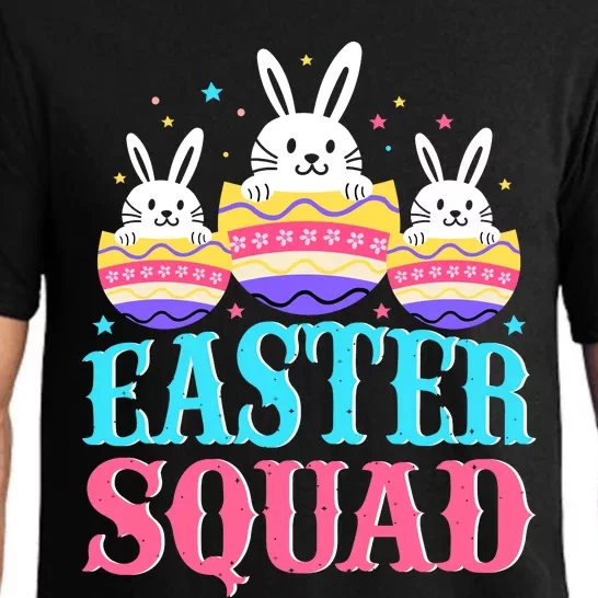 Easter Squad Family Matching Easter Day Bunny Egg Hunt Group Pajama Set