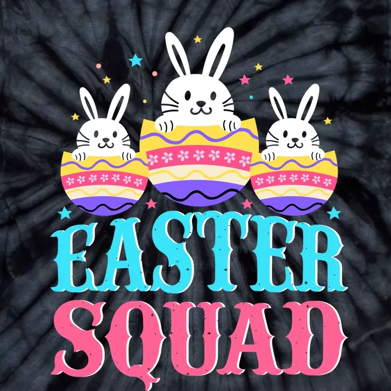 Easter Squad Family Matching Easter Day Bunny Egg Hunt Group Tie-Dye T-Shirt