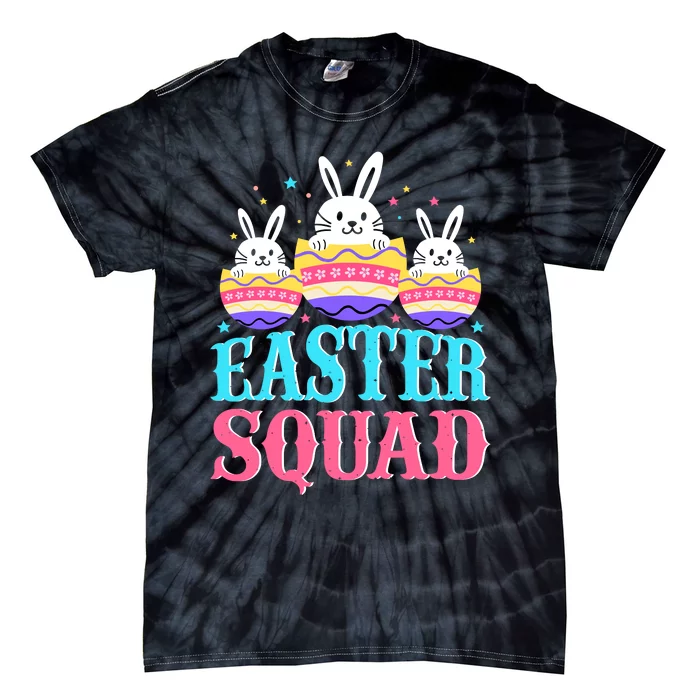 Easter Squad Family Matching Easter Day Bunny Egg Hunt Group Tie-Dye T-Shirt