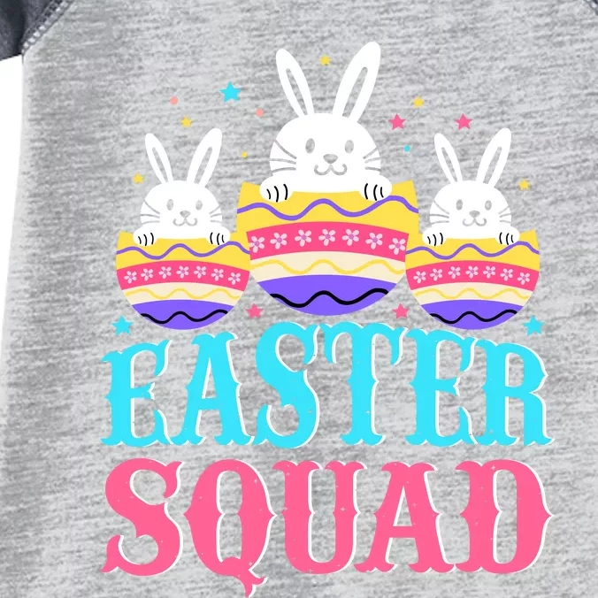 Easter Squad Family Matching Easter Day Bunny Egg Hunt Group Infant Baby Jersey Bodysuit