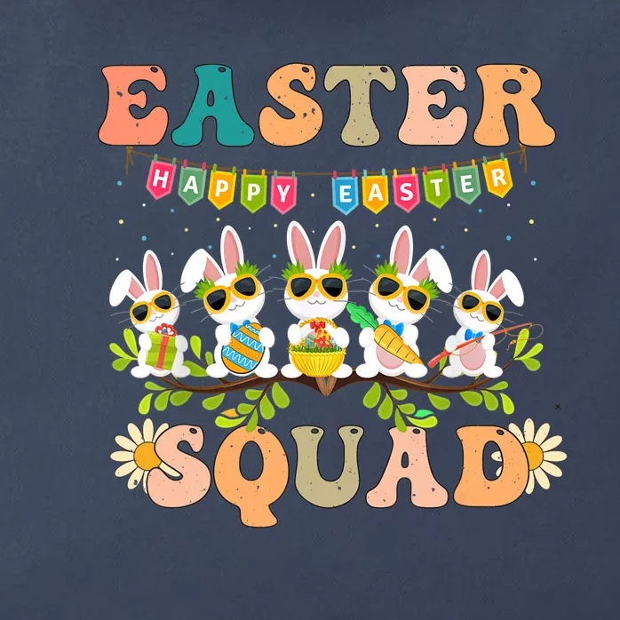 Easter squad funny easter Zip Tote Bag