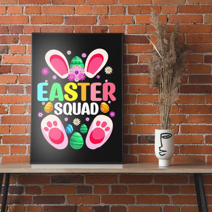 Easter Squad Family Matching Cute Easter Bunny Poster