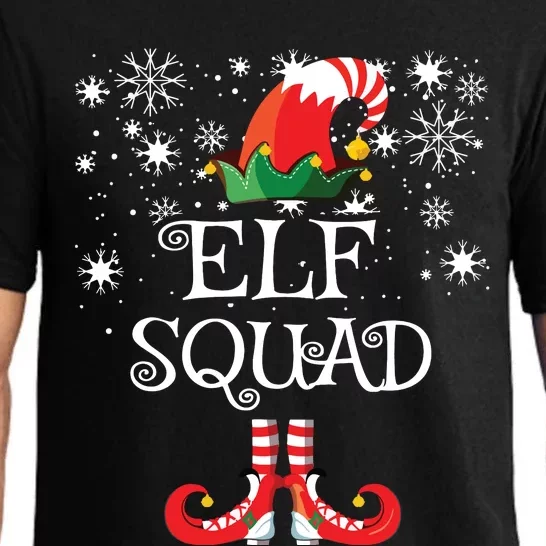 Elf Squad Funny Family Matching Christmas Pajama Set