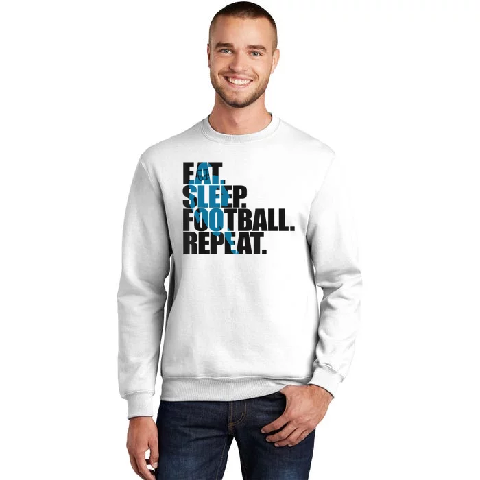 Eat Sleep Football Repeat Boy Sports Sweatshirt