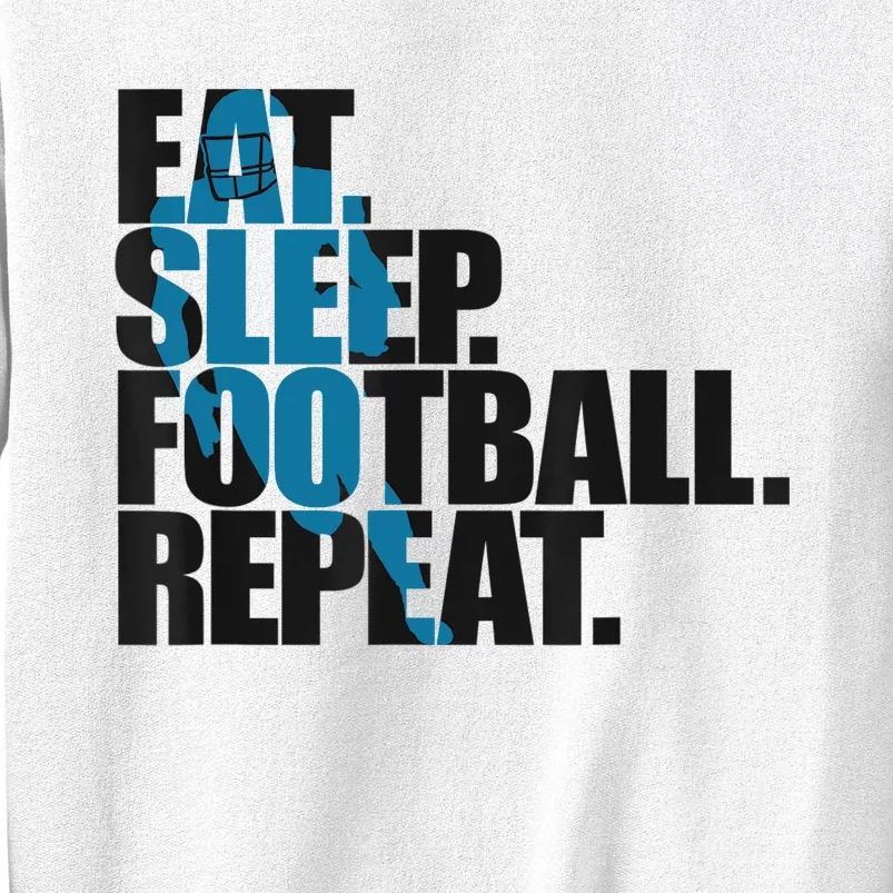 Eat Sleep Football Repeat Boy Sports Sweatshirt