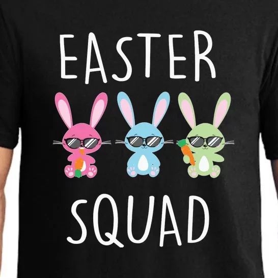 Easter Squad Funny Family Easter Day Gift Cute Rabbit Glasses Pajama Set