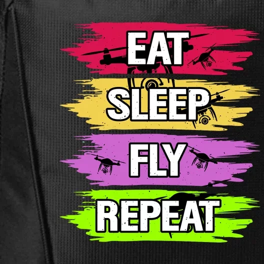 Eat Sleep Fly Repeat City Backpack