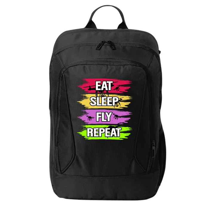 Eat Sleep Fly Repeat City Backpack