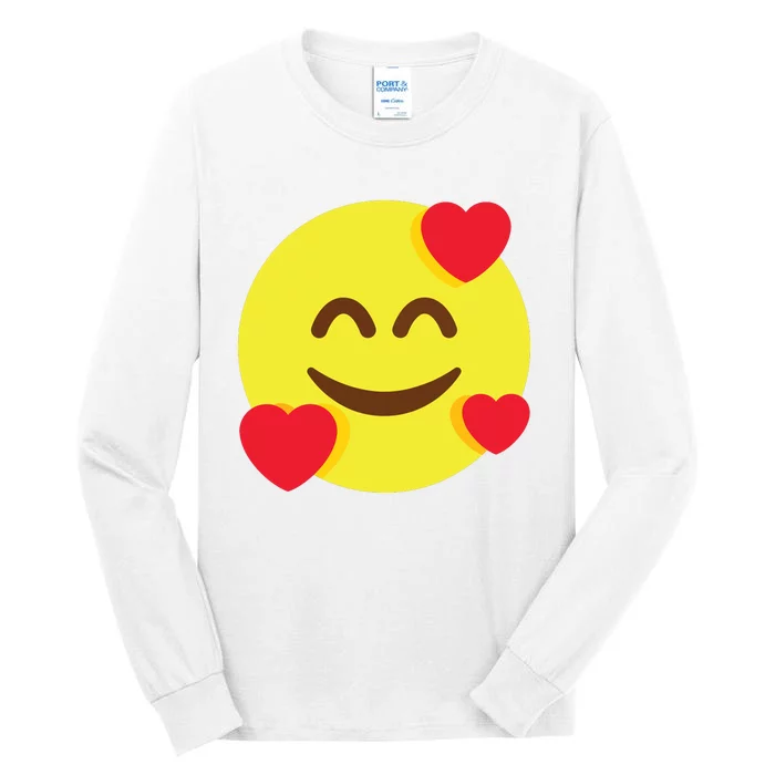 Emoticon Smiling Face With Hearts Tall Long Sleeve T-Shirt