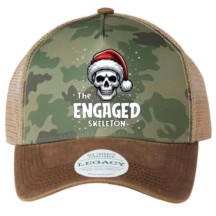 Engaged Skeleton Funny Christmas Family Matching Legacy Tie Dye Trucker Hat