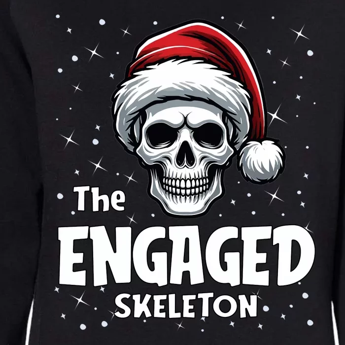 Engaged Skeleton Funny Christmas Family Matching Womens California Wash Sweatshirt