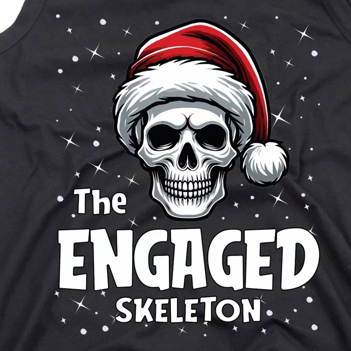 Engaged Skeleton Funny Christmas Family Matching Tank Top