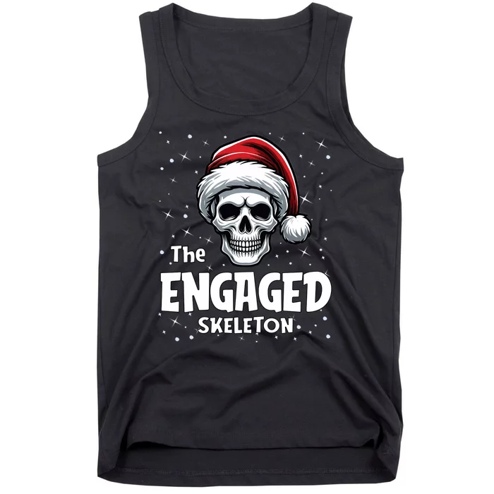 Engaged Skeleton Funny Christmas Family Matching Tank Top