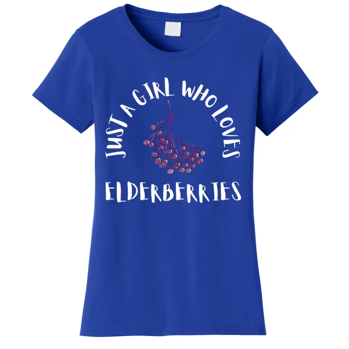 Elderberry Syrup Flu Sambucus Homeopath Medicine Gift Women's T-Shirt