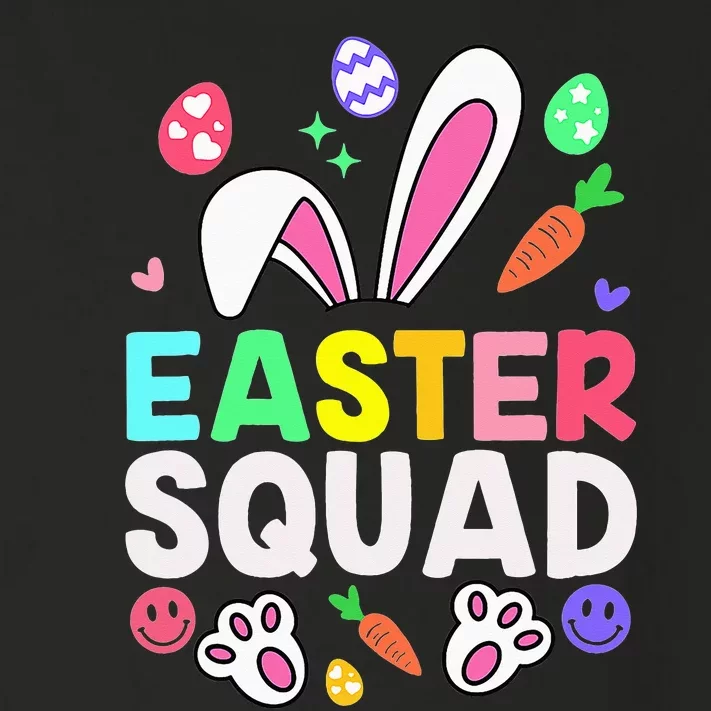 Easter Squad Family Matching Easter Day Bunny Egg Hunt Group Toddler Long Sleeve Shirt