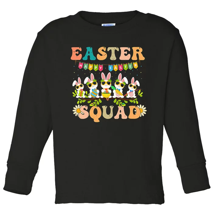 easter squad funny easter for Toddler Long Sleeve Shirt