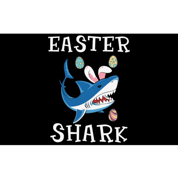 Easter Shark Funny Easter Day Gift Cute Ears Bunny Egg Bumper Sticker