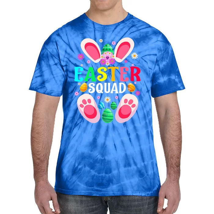 Easter Squad Family Matching Easter Day Bunny Egg Hunt Group Gift Tie-Dye T-Shirt