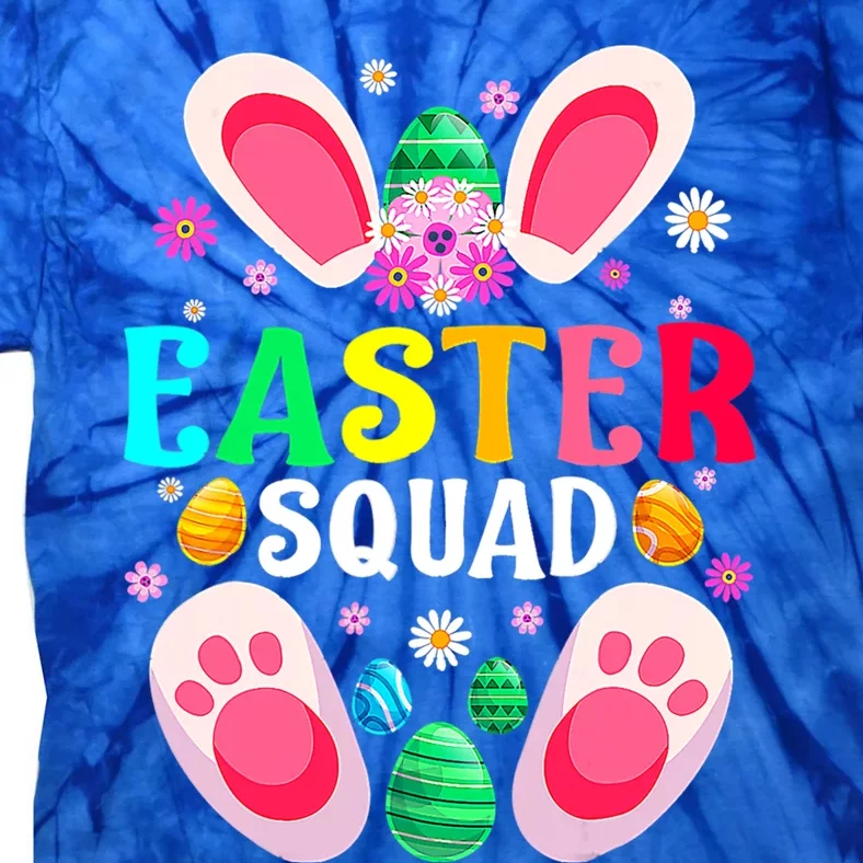 Easter Squad Family Matching Easter Day Bunny Egg Hunt Group Gift Tie-Dye T-Shirt