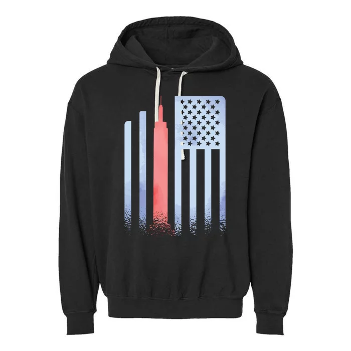 Empire State Flag Garment-Dyed Fleece Hoodie