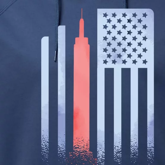 Empire State Flag Performance Fleece Hoodie