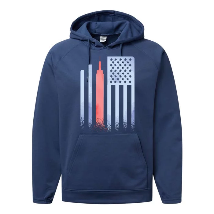 Empire State Flag Performance Fleece Hoodie