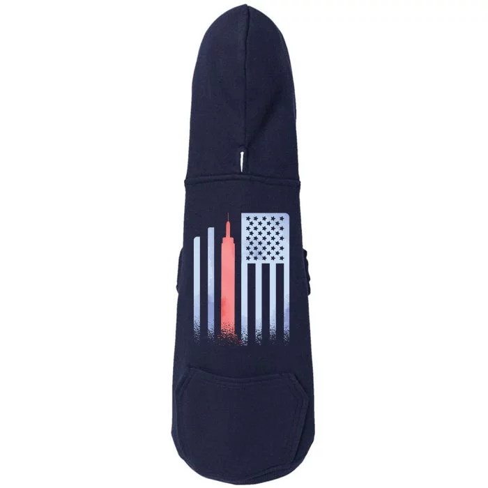 Empire State Flag Doggie 3-End Fleece Hoodie