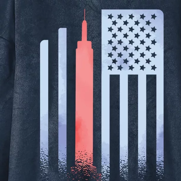 Empire State Flag Hooded Wearable Blanket